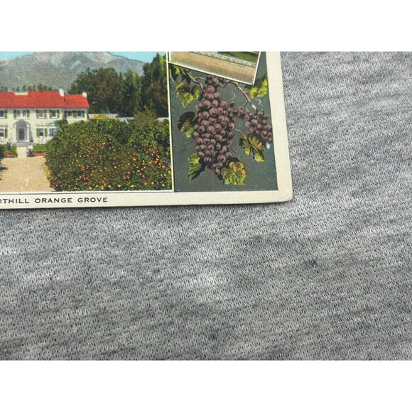 Multiview Postcard Ontario CA Chaffey College City Hall Foothill Orange Grove - Picture 5 of 7